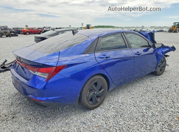 5NPLM4AG0NH062514 2022 HYUNDAI ELANTRA Blue 