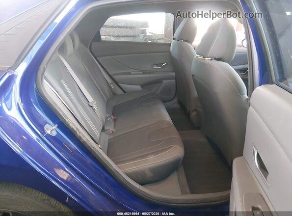 5NPLM4AG0PH092454 2023 HYUNDAI ELANTRA Blue VIN sticker view
