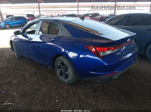5NPLM4AG0PH092454 2023 HYUNDAI ELANTRA Blue Rear left