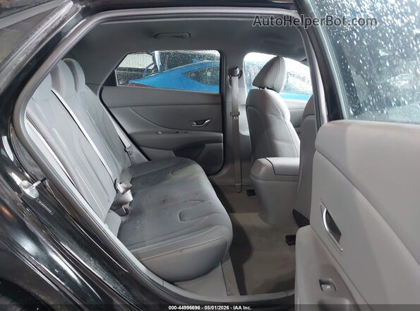 5NPLM4AG0PH094009 2023 HYUNDAI ELANTRA Black Widok naklejki z numerem VIN