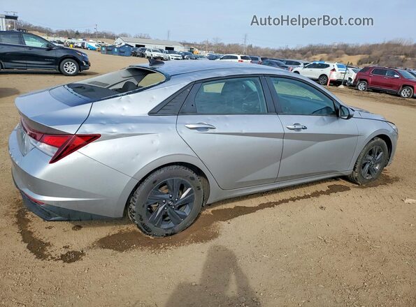 5NPLM4AG1MH006242 2021 HYUNDAI ELANTRA Silver Tył prawy