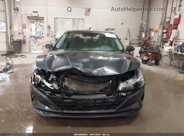 5NPLM4AG1MH009495 2021 HYUNDAI ELANTRA Gray Вид задньої частини салону
