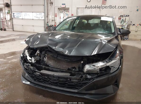5NPLM4AG1MH009495 2021 HYUNDAI ELANTRA Gray Вид спереду