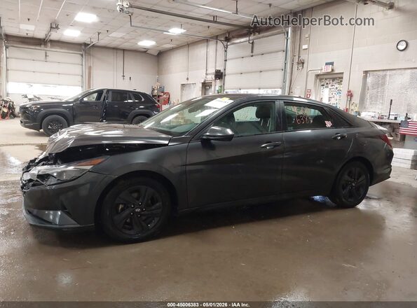 5NPLM4AG1MH009495 2021 HYUNDAI ELANTRA Gray 