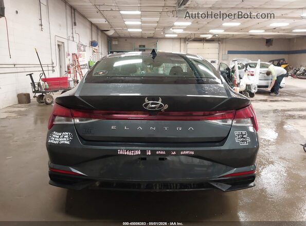 5NPLM4AG1MH009495 2021 HYUNDAI ELANTRA Gray 