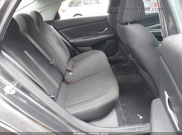 5NPLM4AG1NH055989 2022 HYUNDAI ELANTRA Gray Widok naklejki z numerem VIN
