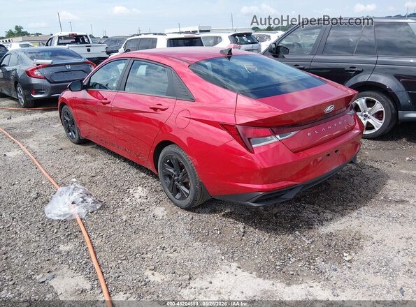 5NPLM4AG1NH066989 2022 HYUNDAI ELANTRA Красный Задняя левая четверть