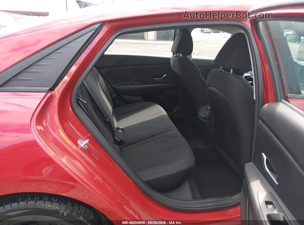 5NPLM4AG1NH066989 2022 HYUNDAI ELANTRA Красный Вид наклейки с VIN-кодом