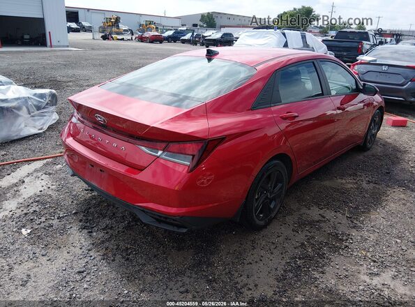 5NPLM4AG1NH066989 2022 HYUNDAI ELANTRA Красный Задняя правая четверть
