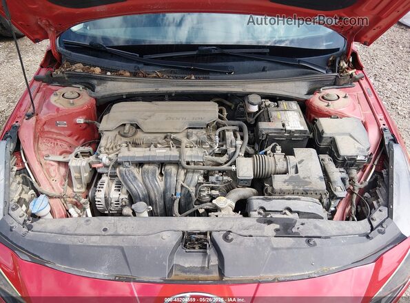 5NPLM4AG1NH066989 2022 HYUNDAI ELANTRA Красный Вид сзади