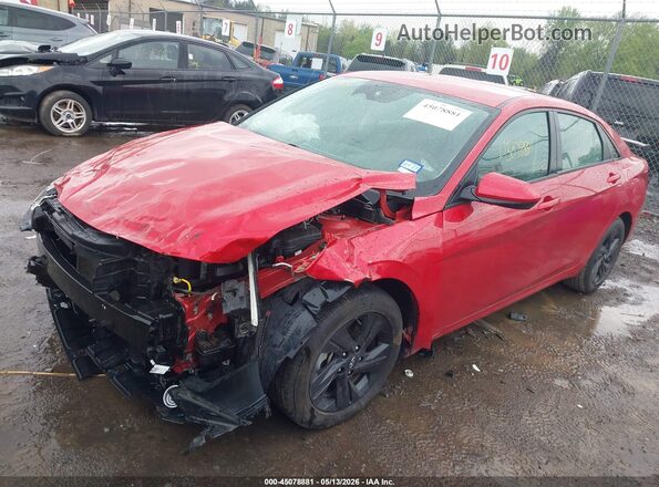5NPLM4AG1PH103641 2023 HYUNDAI ELANTRA Красный Передняя левая четверть