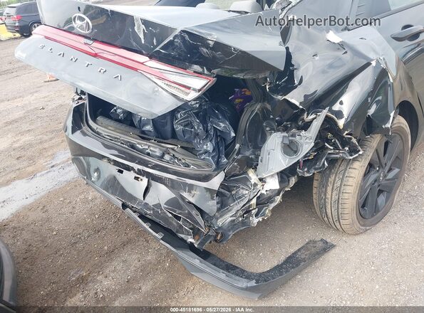 5NPLM4AG2MH002426 2021 HYUNDAI ELANTRA Черный Вид спереди