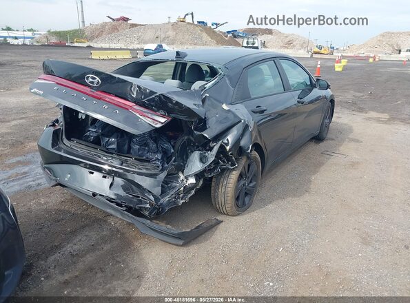 5NPLM4AG2MH002426 2021 HYUNDAI ELANTRA Черный Задняя правая четверть