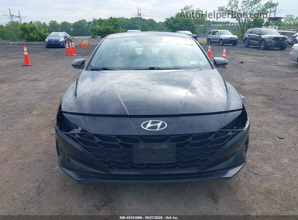 5NPLM4AG2MH002426 2021 HYUNDAI ELANTRA Черный Вид щитка приборов