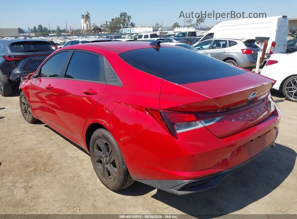 5NPLM4AG2NH084594 2022 HYUNDAI ELANTRA Red Tył lewy
