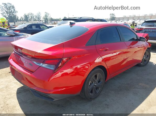 5NPLM4AG2NH084594 2022 HYUNDAI ELANTRA Red Tył prawy