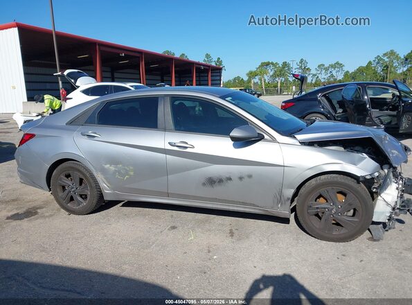 5NPLM4AG3MH035886 2021 HYUNDAI ELANTRA Silver Vista del cuadro de instrumentos