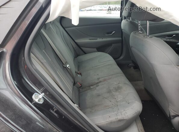 5NPLM4AG3NH078741 2022 HYUNDAI ELANTRA Gray Rear seats view