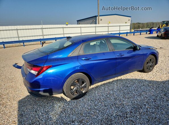 5NPLM4AG4MH024976 2021 HYUNDAI ELANTRA Blue უკანა მარჯვენა