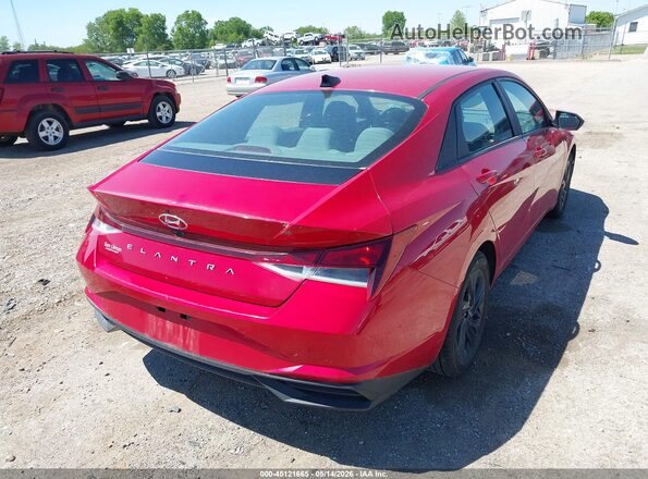 5NPLM4AG4MH045505 2021 HYUNDAI ELANTRA Red Rear right