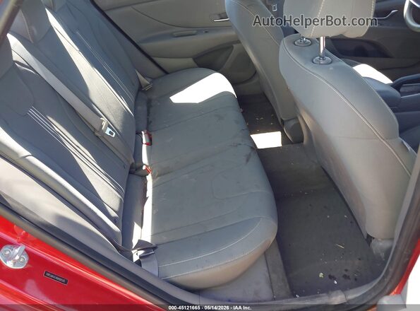 5NPLM4AG4MH045505 2021 HYUNDAI ELANTRA Red VIN sticker view