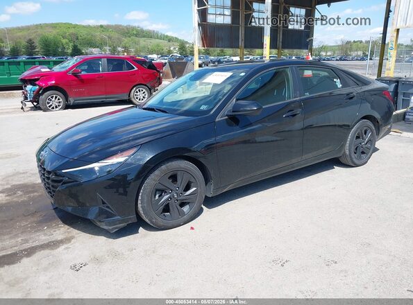 5NPLM4AG5MH021715 2021 HYUNDAI ELANTRA Black Передня ліва чверть