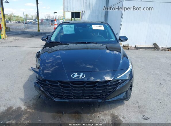 5NPLM4AG5MH021715 2021 HYUNDAI ELANTRA Black Вид задньої частини салону