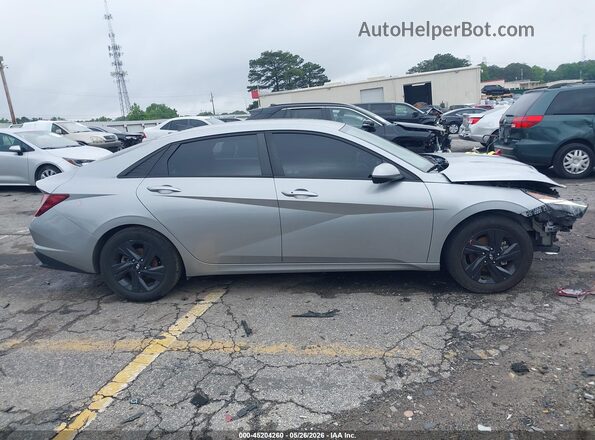 5NPLM4AG5MH022654 2021 HYUNDAI ELANTRA Gray Вид задньої частини салону
