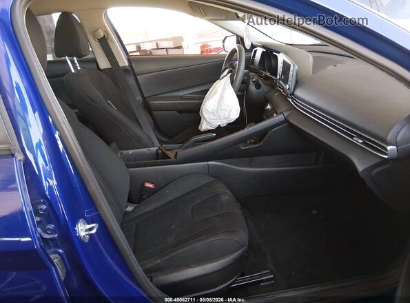5NPLM4AG5MH047764 2021 HYUNDAI ELANTRA Blue Սալոնի դիմացի տեսք