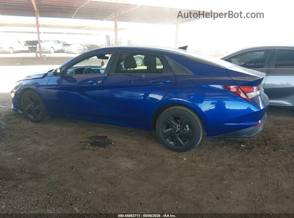 5NPLM4AG5MH047764 2021 HYUNDAI ELANTRA Blue Սալոնի 360 աստիճան տեսք