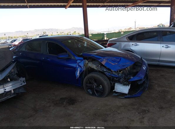 5NPLM4AG5MH047764 2021 HYUNDAI ELANTRA Blue Սալոնի հետևի տեսք