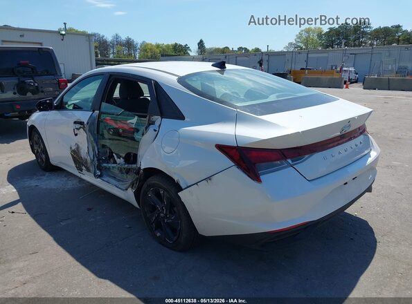 5NPLM4AG5NH072990 2022 HYUNDAI ELANTRA White Հետևի ձախ