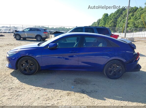 5NPLM4AG6NH059990 2022 HYUNDAI ELANTRA Blue 
