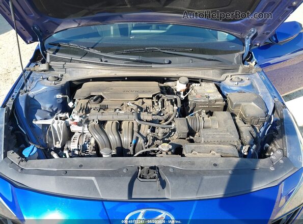 5NPLM4AG6NH059990 2022 HYUNDAI ELANTRA Blue Հետևի տեսք