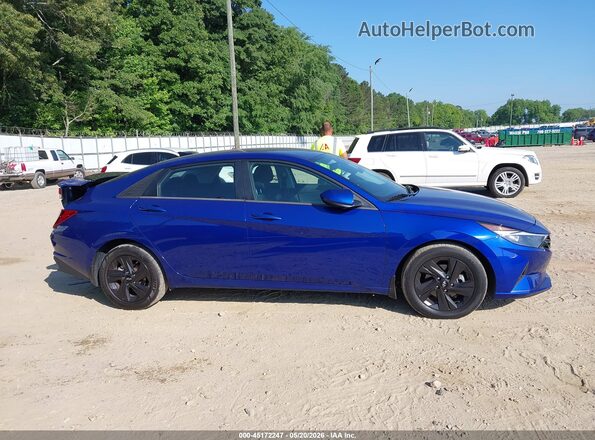 5NPLM4AG6NH059990 2022 HYUNDAI ELANTRA Blue Սալոնի 360 աստիճան տեսք