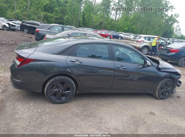 5NPLM4AG6NH078636 2022 HYUNDAI ELANTRA Gray Вид задньої частини салону