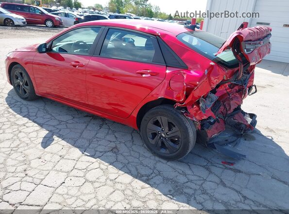 5NPLM4AG6PH089834 2023 HYUNDAI ELANTRA Красный Задняя левая четверть