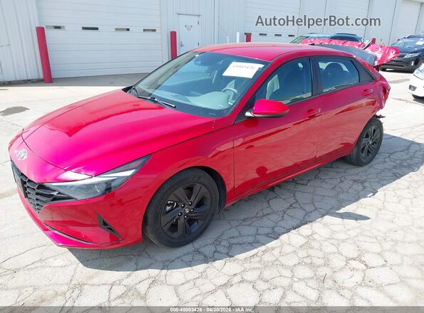 5NPLM4AG6PH089834 2023 HYUNDAI ELANTRA Красный Передняя левая четверть