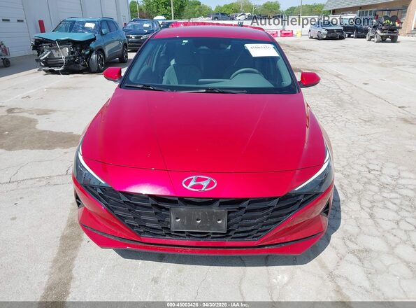 5NPLM4AG6PH089834 2023 HYUNDAI ELANTRA Красный Вид щитка приборов