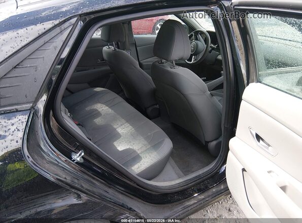 5NPLM4AG7PH100386 2023 HYUNDAI ELANTRA Black Widok naklejki z numerem VIN