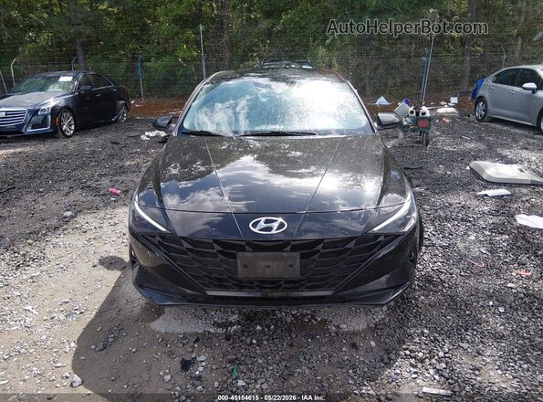 5NPLM4AG7PH100386 2023 HYUNDAI ELANTRA Black Widok zestawu wskaźników
