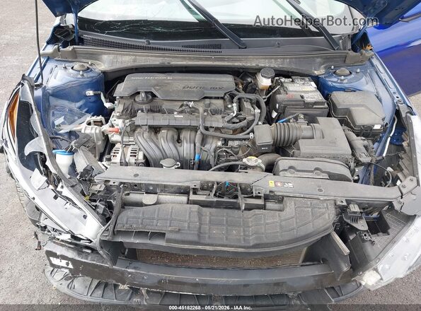5NPLM4AG8NH070232 2022 HYUNDAI ELANTRA Blue უკანა ხედი