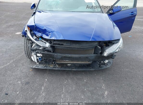 5NPLM4AG8NH070232 2022 HYUNDAI ELANTRA Blue წინა ხედი