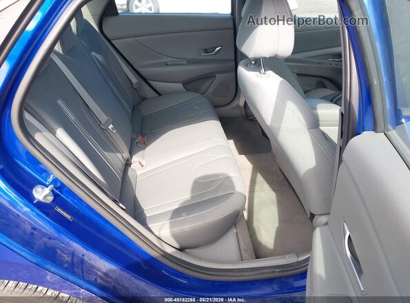 5NPLM4AG8NH070232 2022 HYUNDAI ELANTRA Blue VIN კოდის სტიკერის ხედი