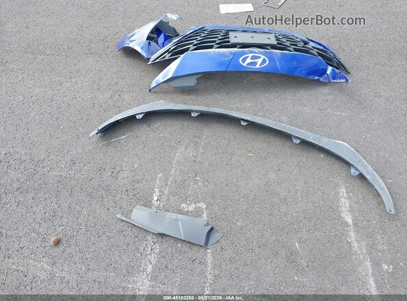 5NPLM4AG8NH070232 2022 HYUNDAI ELANTRA Blue ხელსაწყოთა პანელის ხედი