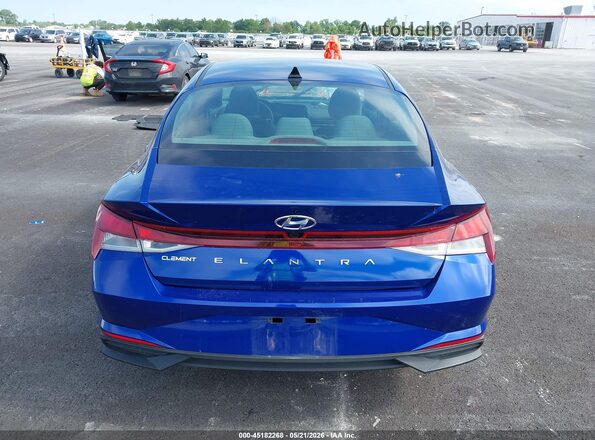 5NPLM4AG8NH070232 2022 HYUNDAI ELANTRA Blue 