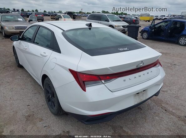 5NPLM4AG8NH083143 2022 HYUNDAI ELANTRA Белый Задняя левая четверть