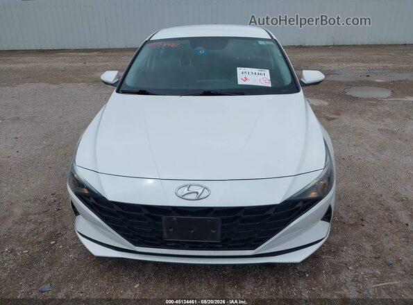 5NPLM4AG8NH083143 2022 HYUNDAI ELANTRA Белый Вид щитка приборов