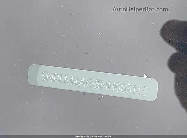 5NPLM4AG8NH083143 2022 HYUNDAI ELANTRA Белый 