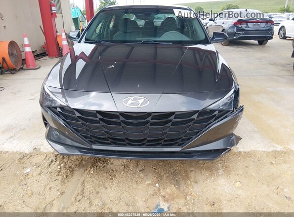 5NPLM4AG9MH034225 2021 HYUNDAI ELANTRA Gray Вид щитка приладів